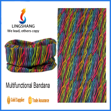 LINGSHANG bandana barato feito sob encomenda bandana da impressão do pescoço bandana do bandana do lenço